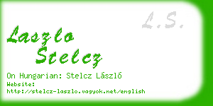 laszlo stelcz business card