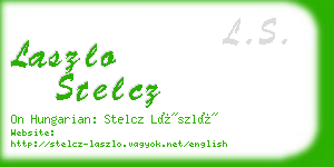 laszlo stelcz business card
